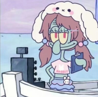 动漫头像，章鱼哥里面有闺蜜头像