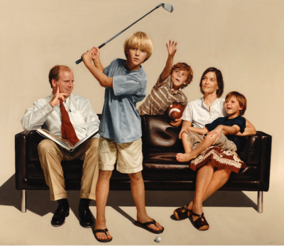 "The Riches", 2008
oil on canvas, 54"x 60"
