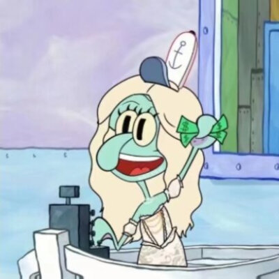 动漫头像，章鱼哥里面有闺蜜头像