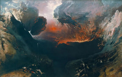 约翰·马丁（John Martin）的布面油画《他发怒的大日子》（The Great Day of His Wrath），创作于1853年前后。现在认为，这幅画的灵感来自《启示录》第六章