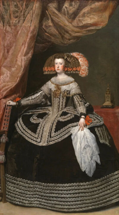 <La reina Mariana de Austria>
1652 - 1653
Óleo sobre Lienzo
234,2 x 132 cm
