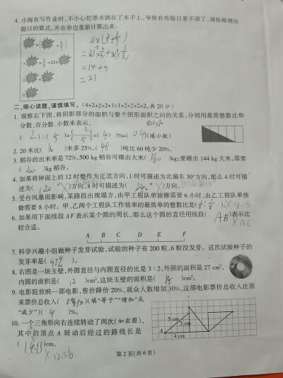 期末综合练习（三） 回顾过程