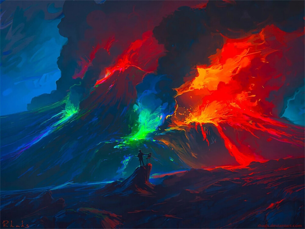 俄罗斯插画师 Artem Chebokha(RHADS) ​​​​一组唯美风格插画
