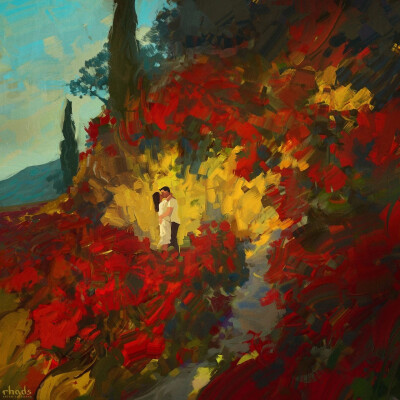 俄罗斯插画师 Artem Chebokha(RHADS) ​​​​一组唯美风格插画
