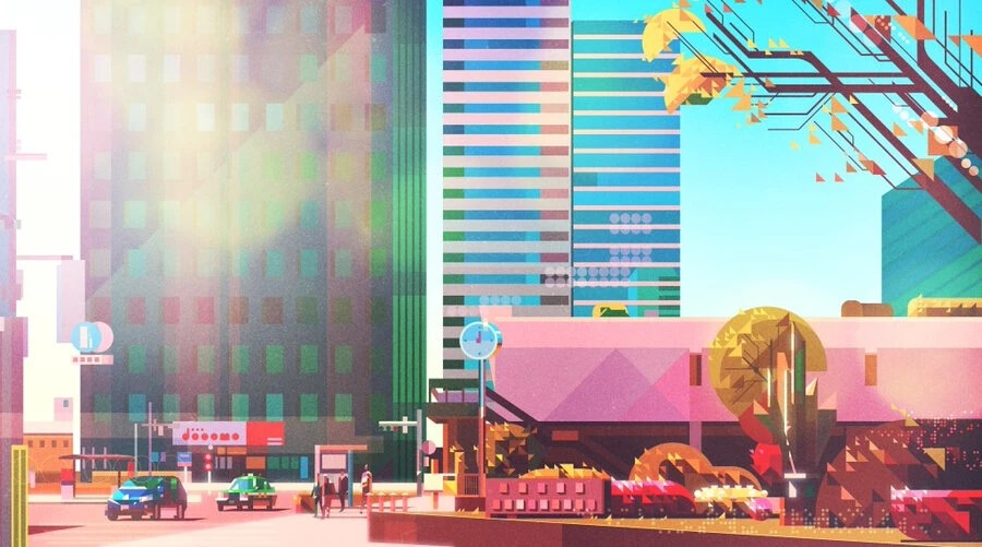 英国插画艺术家 James Gilleard 一组平面风格插画
