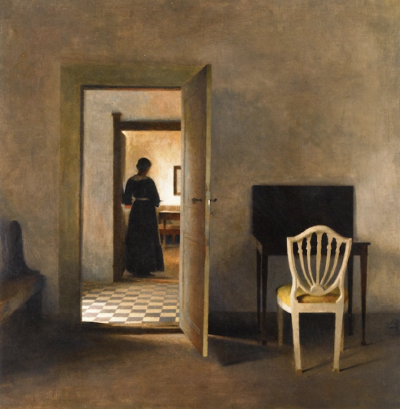 Interior with White Chair
1907
54 x 53 cms | 21?1/4?x 20?3/4?ins
Oil on panel
