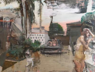 Winston in Venice Beach, 2021                                     
Oil on canvas, 190 x 250 cm
