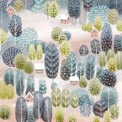 英国插画师 Jane Newland 一组童话插画
