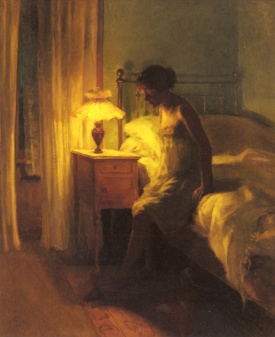 In The Bedroom
1901
46.5 x 38.7 cms | 18?1/4?x 15 ins
Oil on canvas
