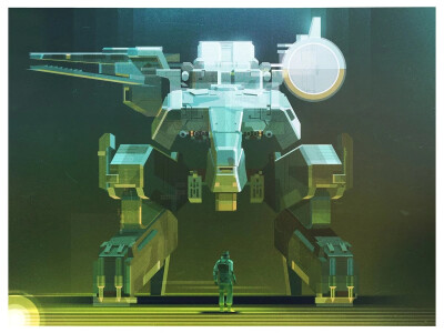 英国插画艺术家 James Gilleard 一组平面风格插画
