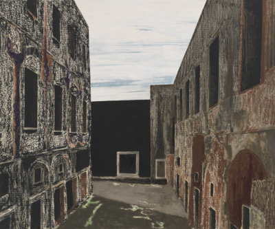 Blind Alley
2016
Oil and acrylic on panel
100 × 122 cm
