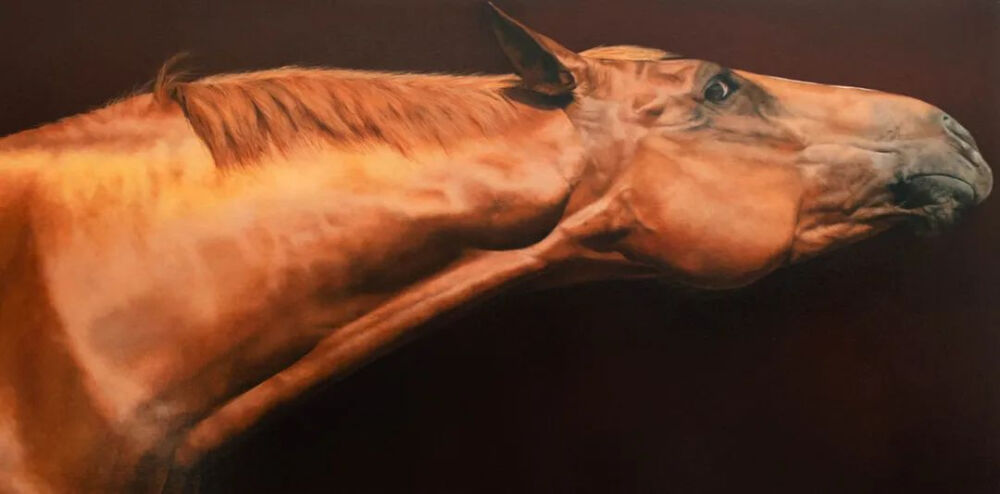 An Itch to Scratch, 2018
oil on canvas
24″ x 48″
