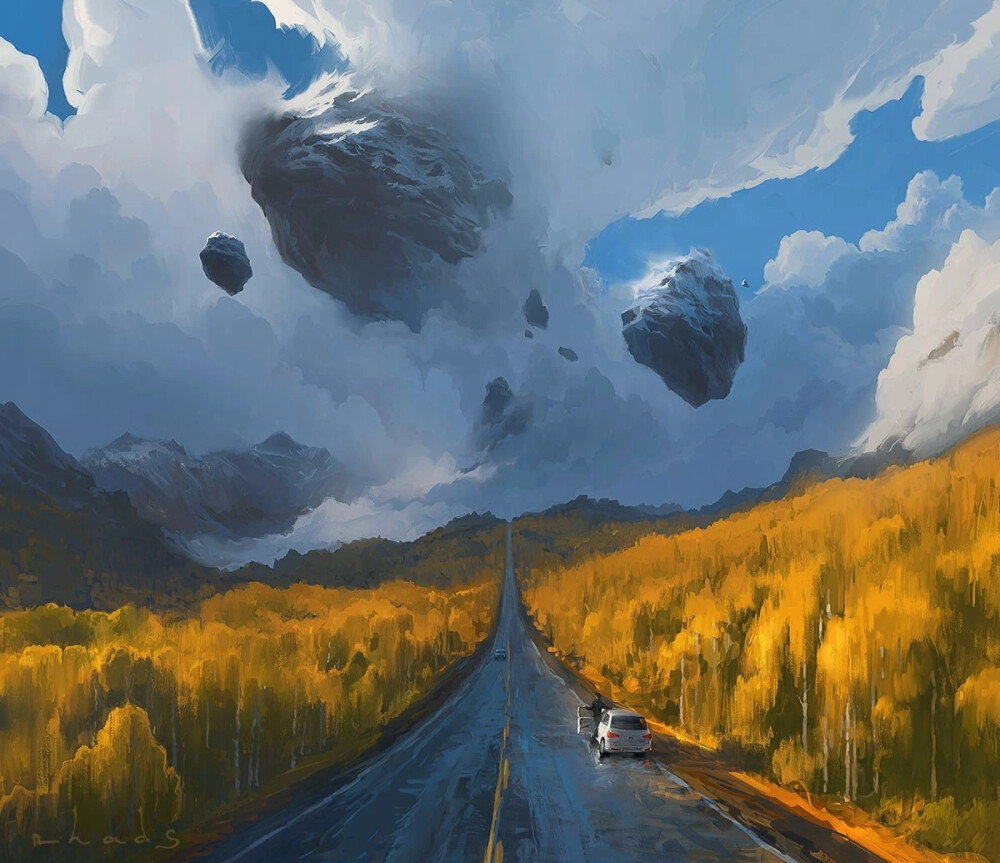 俄罗斯插画师 Artem Chebokha(RHADS) ​​​​一组唯美风格插画
