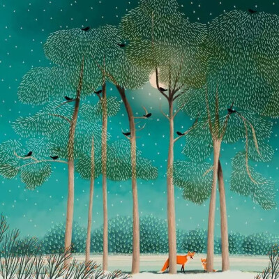 英国插画师 Jane Newland 一组童话插画
