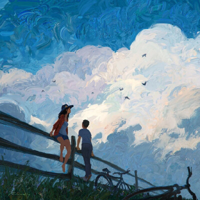 俄罗斯插画师 Artem Chebokha(RHADS) ​​​​一组唯美风格插画
