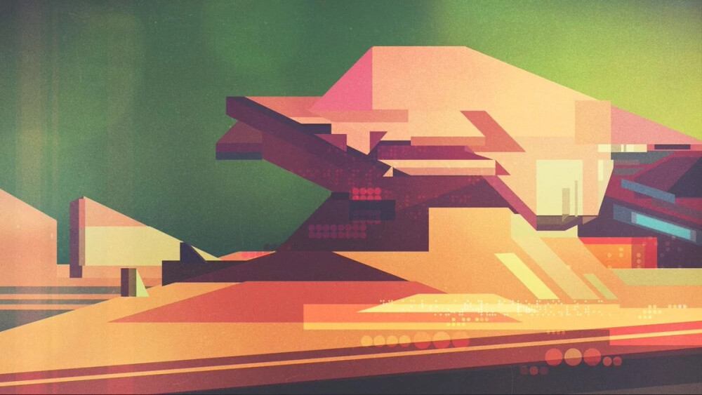 英国插画艺术家 James Gilleard 一组平面风格插画
