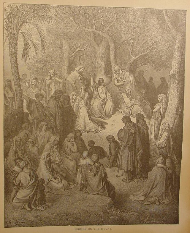 法国艺术家 古斯塔夫·多雷（Gustave Doré，1832年1月6日—1883年1月23日）出生于斯特拉斯堡，他是法国著名版画家、雕刻家和插图作家。多雷擅长运用精湛的版画雕刻技法，将故事中的插画场景刻画得气势磅礴，充满戏剧性。无论是圣经洪水滔天的末日景象，还是天使降临的神圣瞬间，都展现出令人震撼的视觉冲击力。 