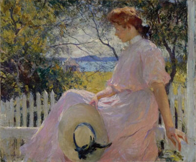 Frank Weston Benson：埃莉诺 ，1907年