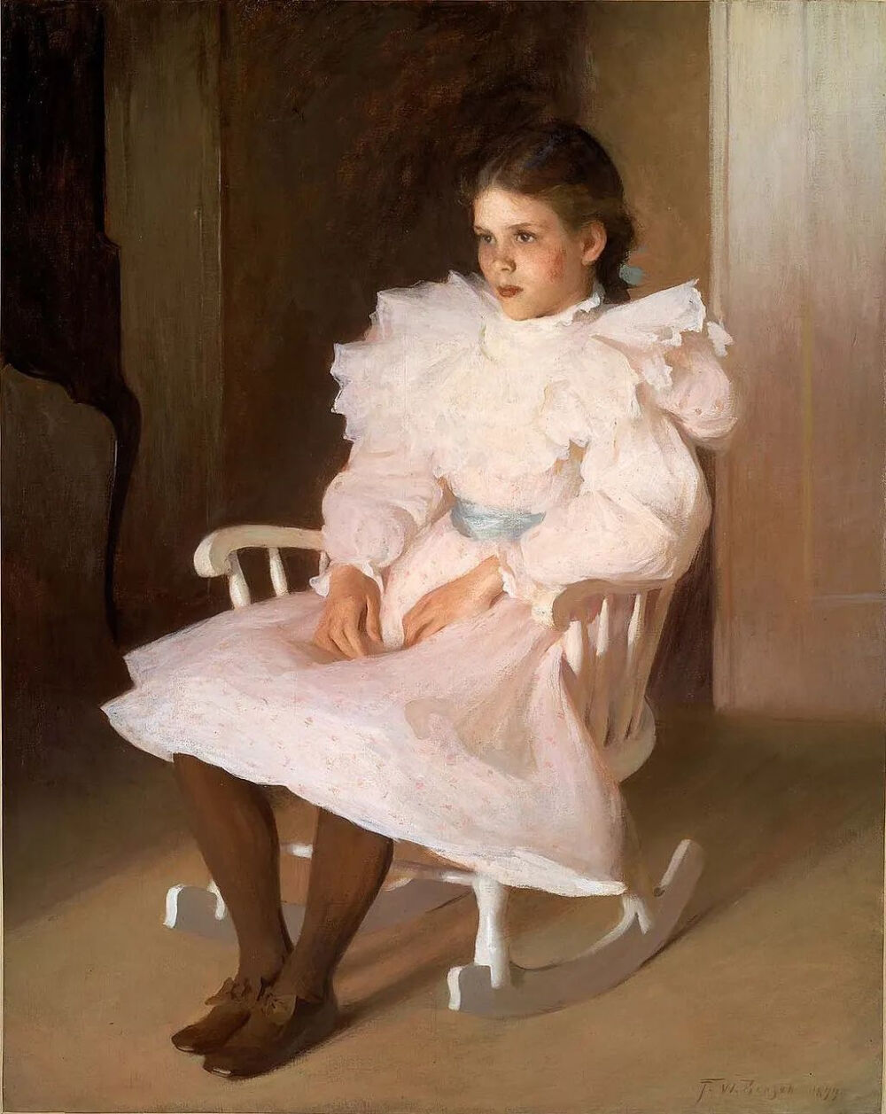 Frank Weston Benson：埃莉诺，1899年