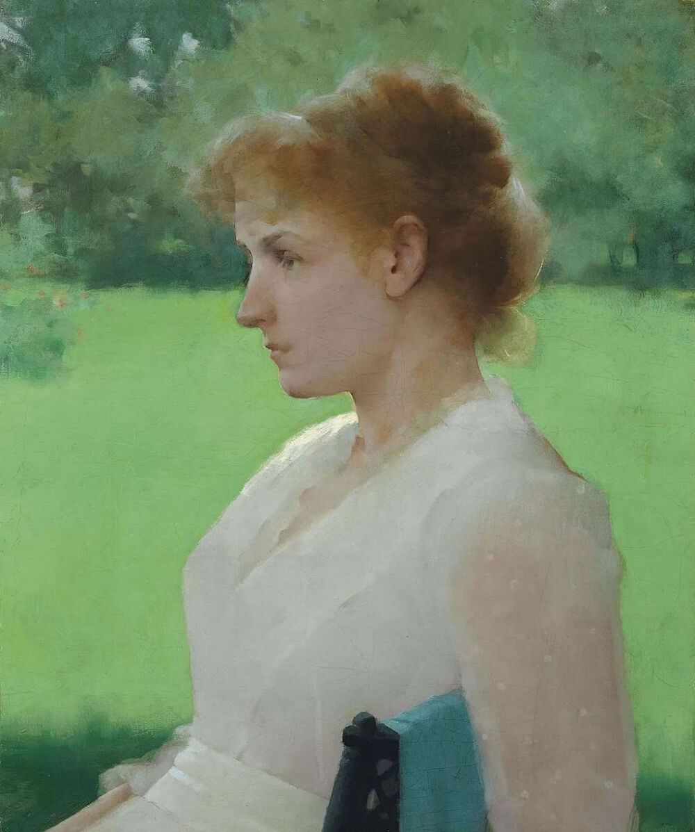 Frank Weston Benson：夏季，1887年