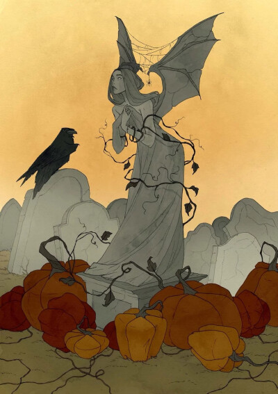 意大利插画家 Abigail Larson 一组奇幻插画
