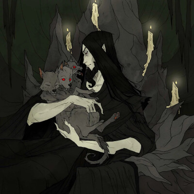 意大利插画家 Abigail Larson 一组奇幻插画
