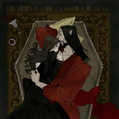 意大利插画家 Abigail Larson 一组奇幻插画
