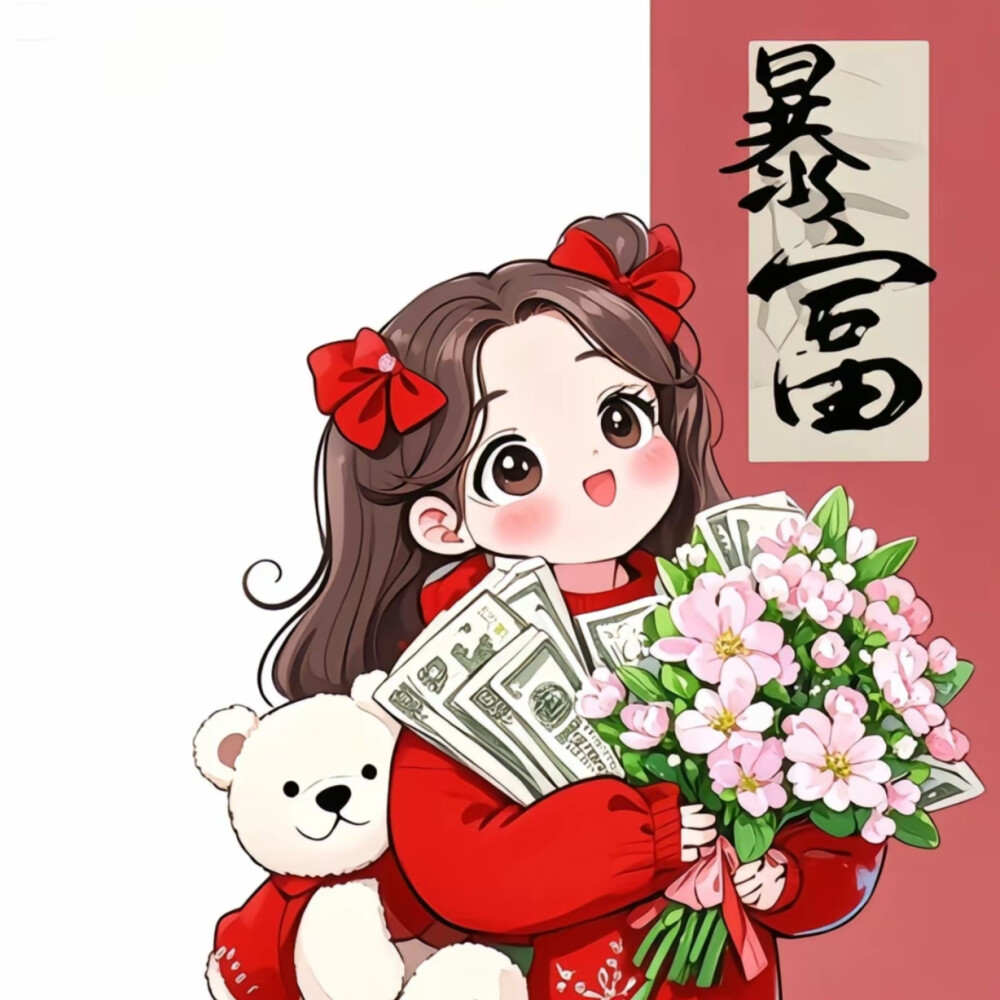 带花女生头像