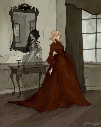 意大利插画家 Abigail Larson 一组奇幻插画
