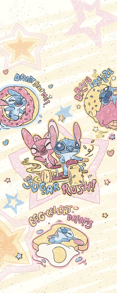 史迪奇涂鸦接好运 | 手机主题