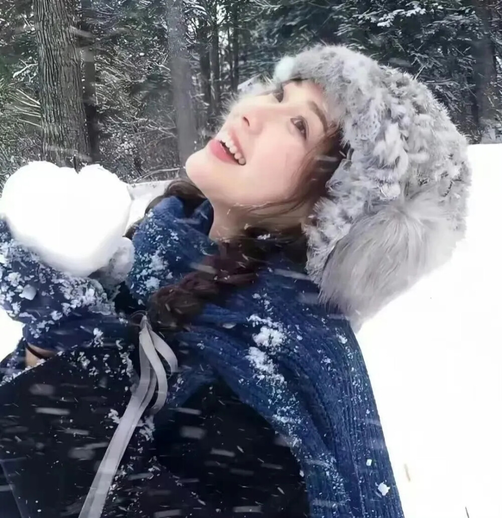 雪天情头