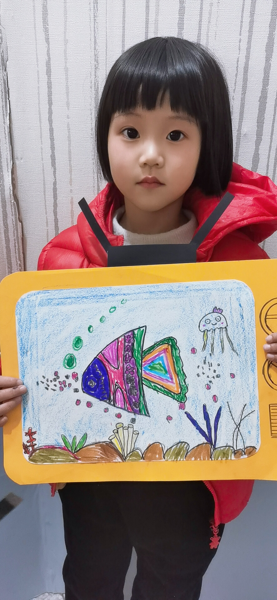 创意画《电视机》