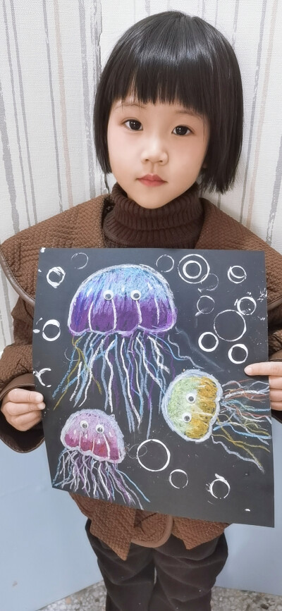 创意画《水母》