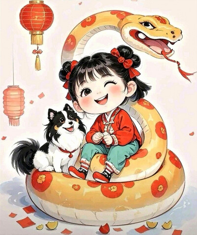 蛇年小萝莉