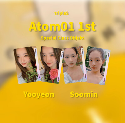 [硫卡整理 tripleS Objekt]
tripleS
Atom01 Special Class Objekt 1st Edition
101z-108z合成201z-202z
s5 金琉然 Yooyeon
s6 金秀珉 Soomin
