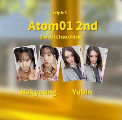 [硫卡整理 tripleS Objekt]
tripleS
Atom01 Special Class Objekt 2nd Edition
109z-116z合成216z-217z
s7 金拏炅 Nakyoung
s8 孔裕彬 Yubin
