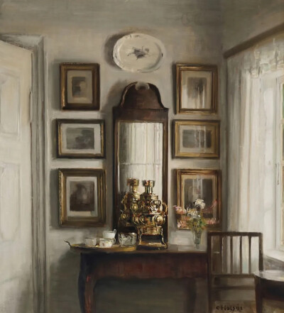 丹麦画家：Carl Vilhelm Holsøe 1863 – 1935