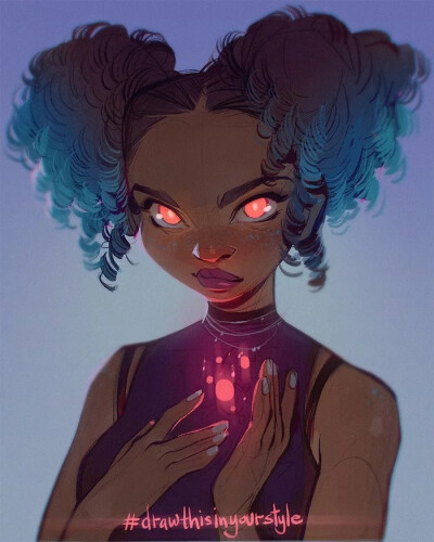 荷兰插画艺术家 Lois van Baarle 一组插画艺术
