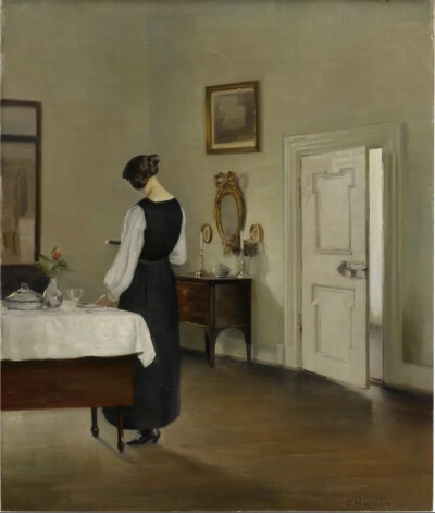 丹麦画家：Carl Vilhelm Holsøe 1863 – 1935