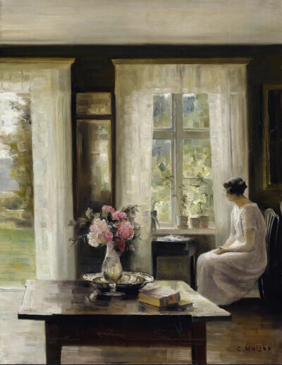 丹麦画家：Carl Vilhelm Holsøe 1863 – 1935