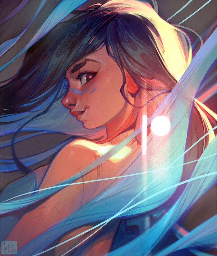 荷兰插画艺术家 Lois van Baarle 一组插画艺术
