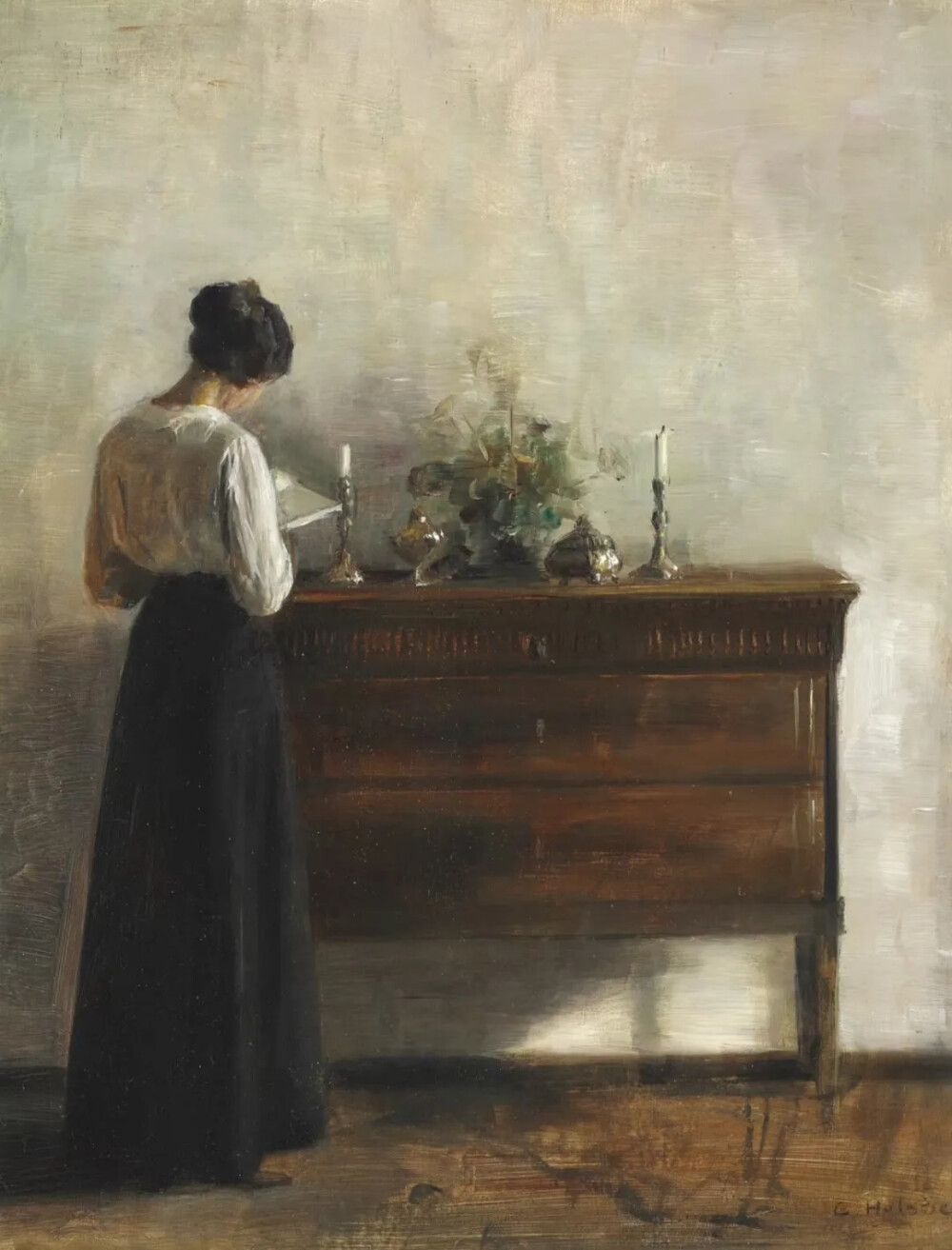 丹麦画家：Carl Vilhelm Holsøe 1863 – 1935