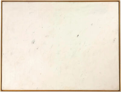 Untitled(Lexington,Virginia),1959,Oil based house paint,lead pencil and colored pencil on canvas,188.6x248.9cm