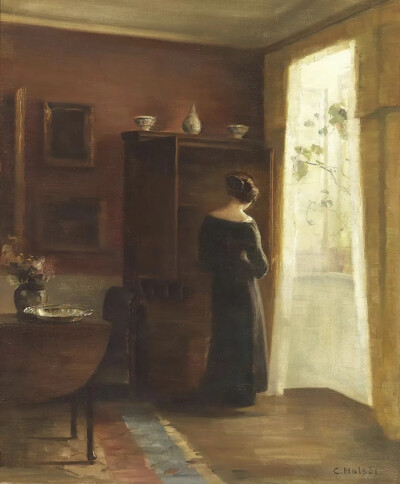 丹麦画家：Carl Vilhelm Holsøe 1863 – 1935