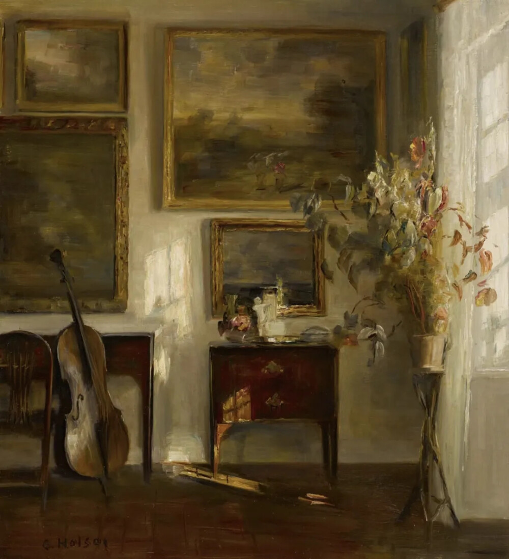 丹麦画家：Carl Vilhelm Holsøe 1863 – 1935