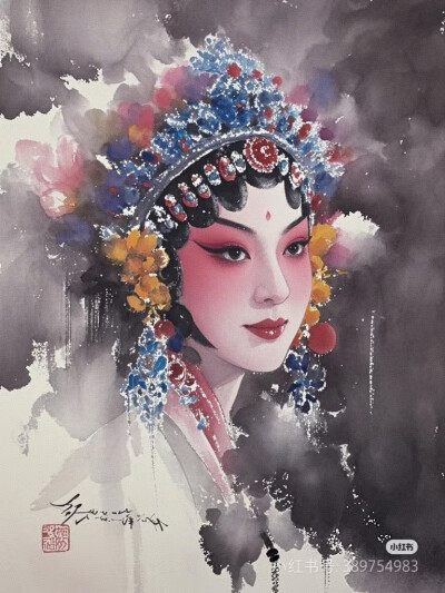 水彩人物