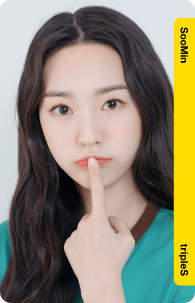 [硫卡整理 tripleS Objekt]
tripleS
Atom01 First Class Objekt 3rd Edition
+(KR)ystal Eyes :
s1 尹舒妍 seoyeon / s3 李知禹 jiwoo / s4 金采嬿 chaeyeon
s6 金秀珉 soomin
