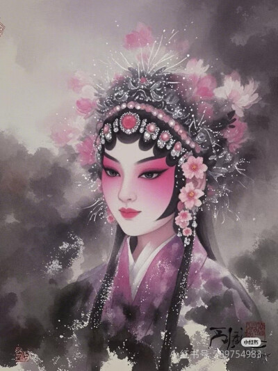 水彩人物