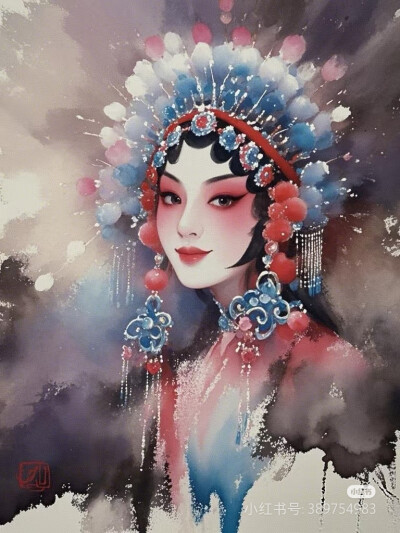 水彩人物