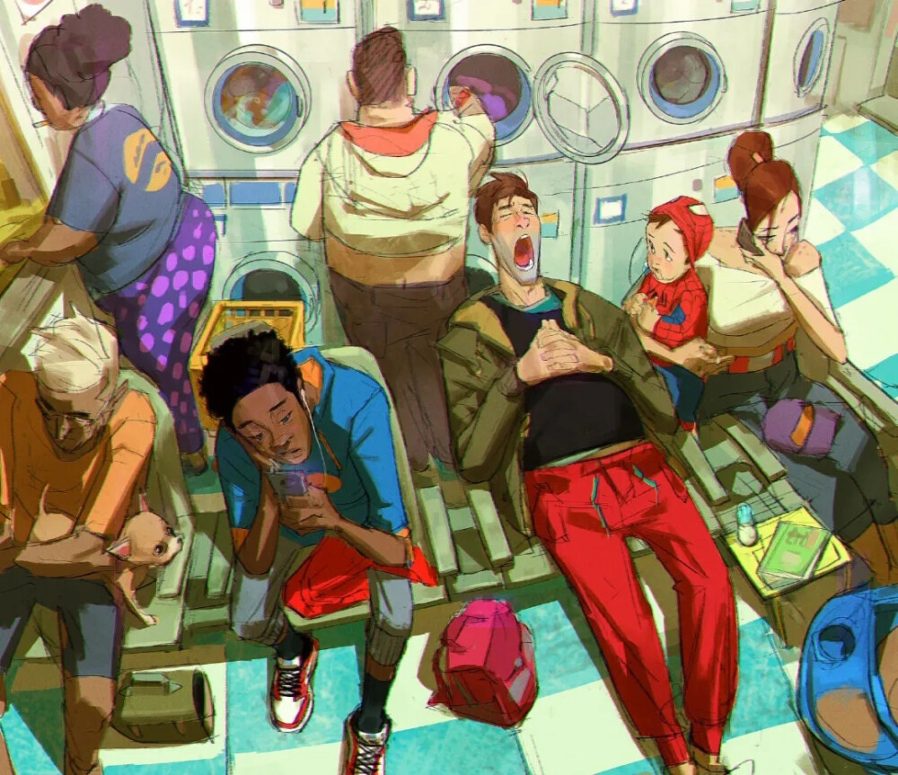 西班牙插画师 Ramón Nuñez ​ ​​​​一组同人插画
